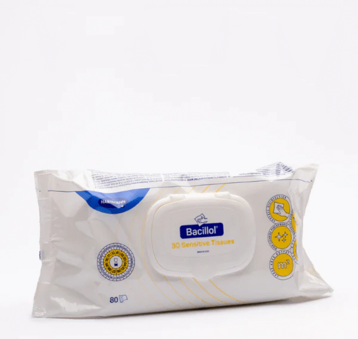 Bacillol 30 Sensitive, alkoholi baasil desinfitseerivad rätikud
