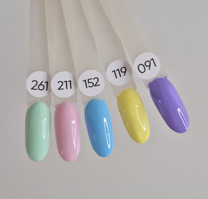 Candy geellakkide komplekt
