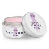 Milky Glitter Pink ehitusgeel