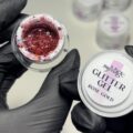 Glitter geel rose gold
