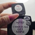 Camouflage gel shine ja glitter gel pink