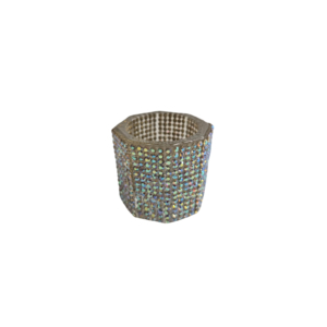 Liquid cup with crystals