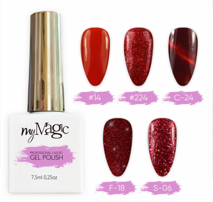 Christmas geellakkide komplekt