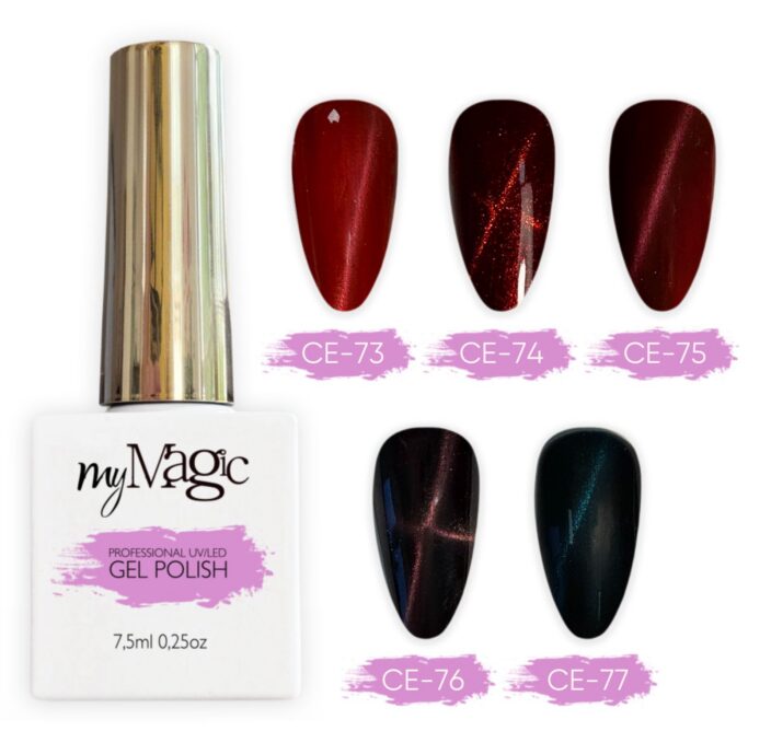 Magic Cat Eye geellakkide komplekt