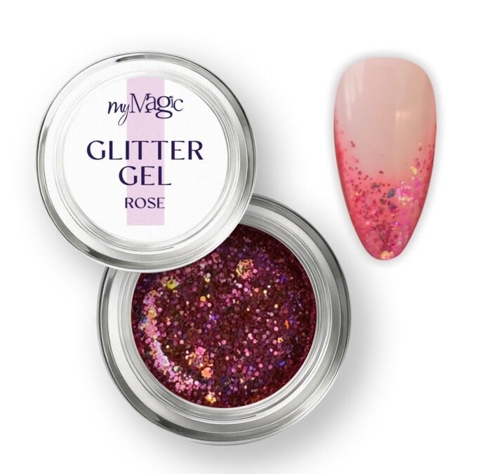Glitter Gel Rose hele