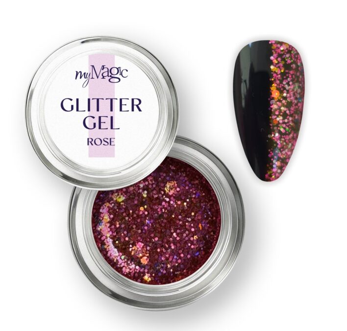 Glitter Gel Rose tume