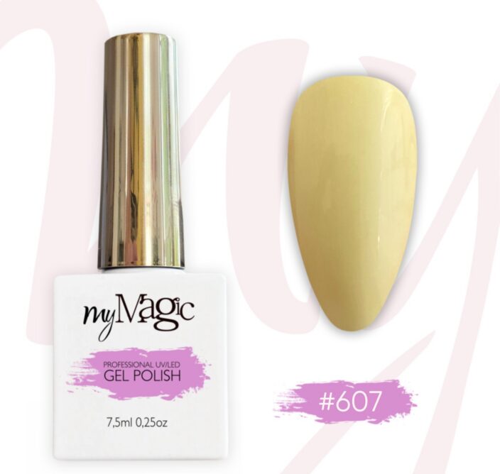 Kollane särav geellakk 607