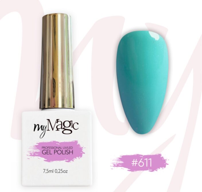 Rohekas särav geellakk 611