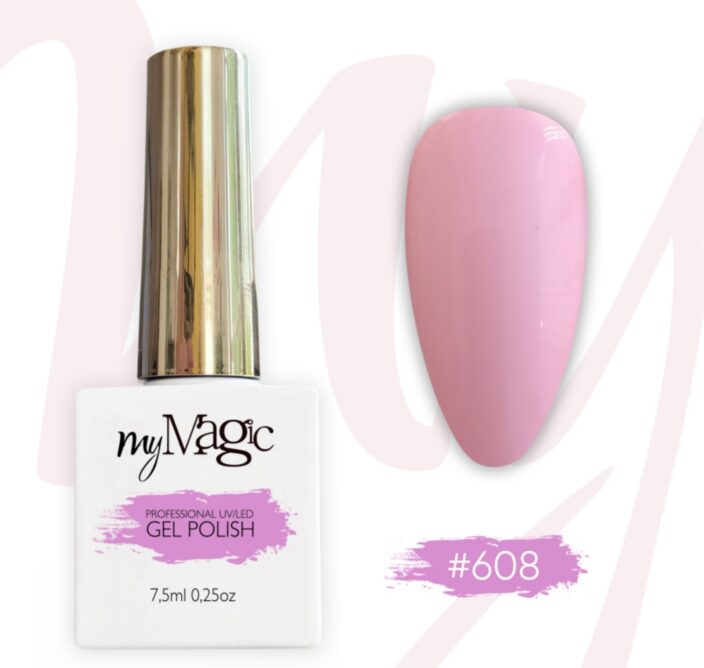 Roosa särav geellakk 608