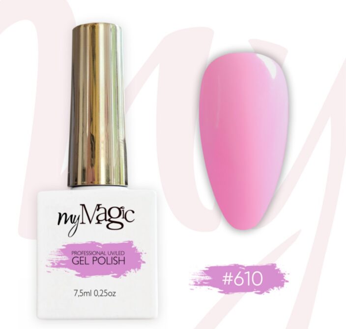 Roosa särav geellakk 610